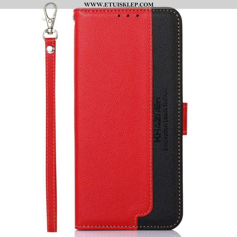 Etui Folio do Poco X4 GT Rfid Khazneh W Stylu Liczi